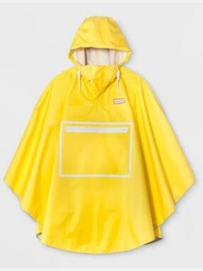 Hunter x Target yellow rain poncho Jacket in M/L